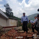 Chinese premier Li Keqiang visits relief workers in Ludian country.